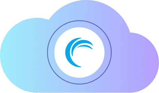 Akamai-Logo in einer blauen Wolke darstellend für Akamai CloudServices von main cloud solutions