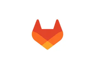 GitLab GitLab Logo in Orange und Rot, stilisierter Fuchs-Kopf als Symbol für DevOps und Versionsverwaltung